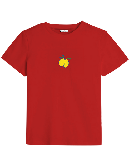 Lemonade Baskılı Bisiklet Yaka Çocuk t-shirt