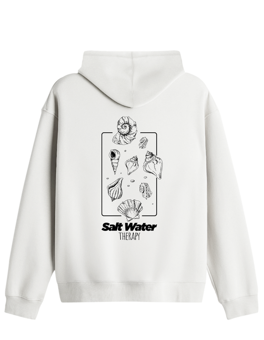 Salt Water Baskılı Unisex Kapüşonlu Yaka Hoodie