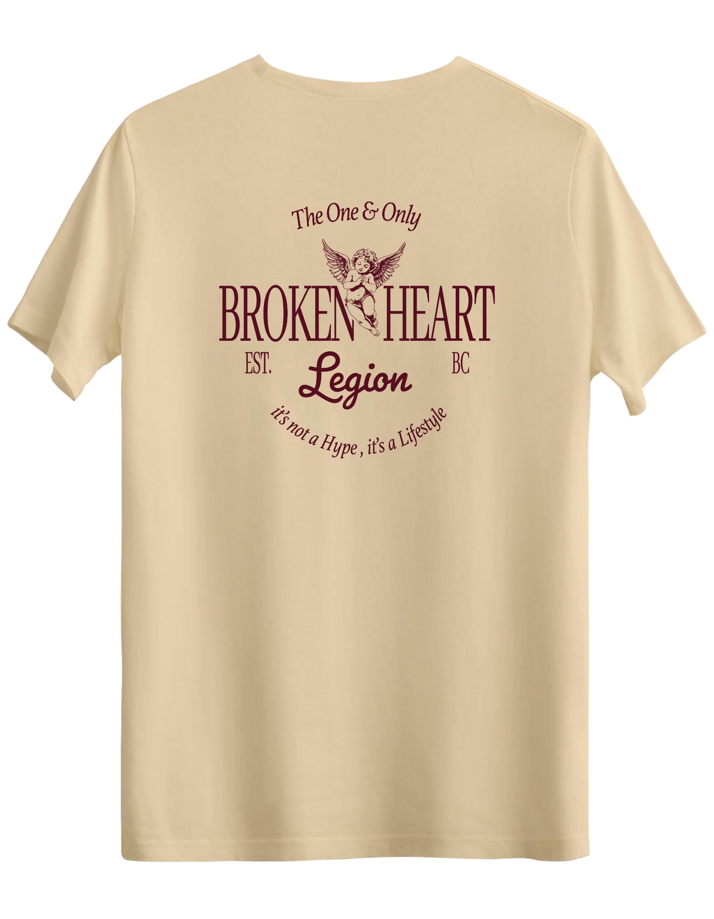 Broken Heart Baskılı Bisiklet Yaka Regular T-shirt