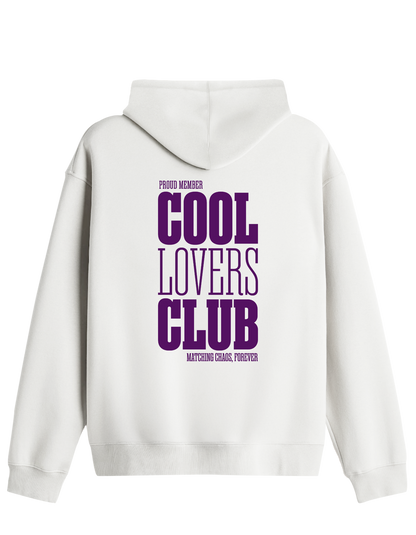 Cool Lovers Baskılı Unisex Kapüşonlu Yaka Hoodie