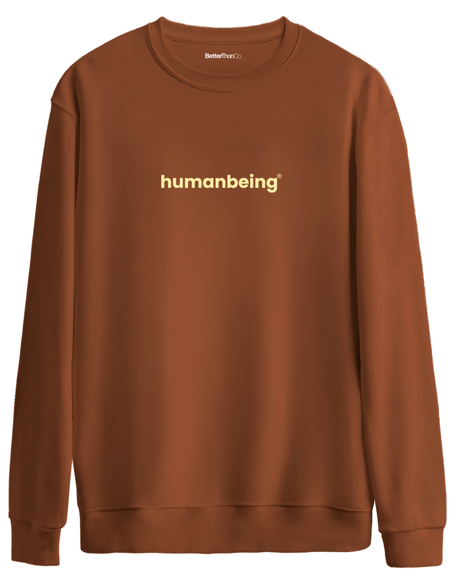 Humanbeing Baskılı Bisiklet Yaka Oversize Sweatshirt