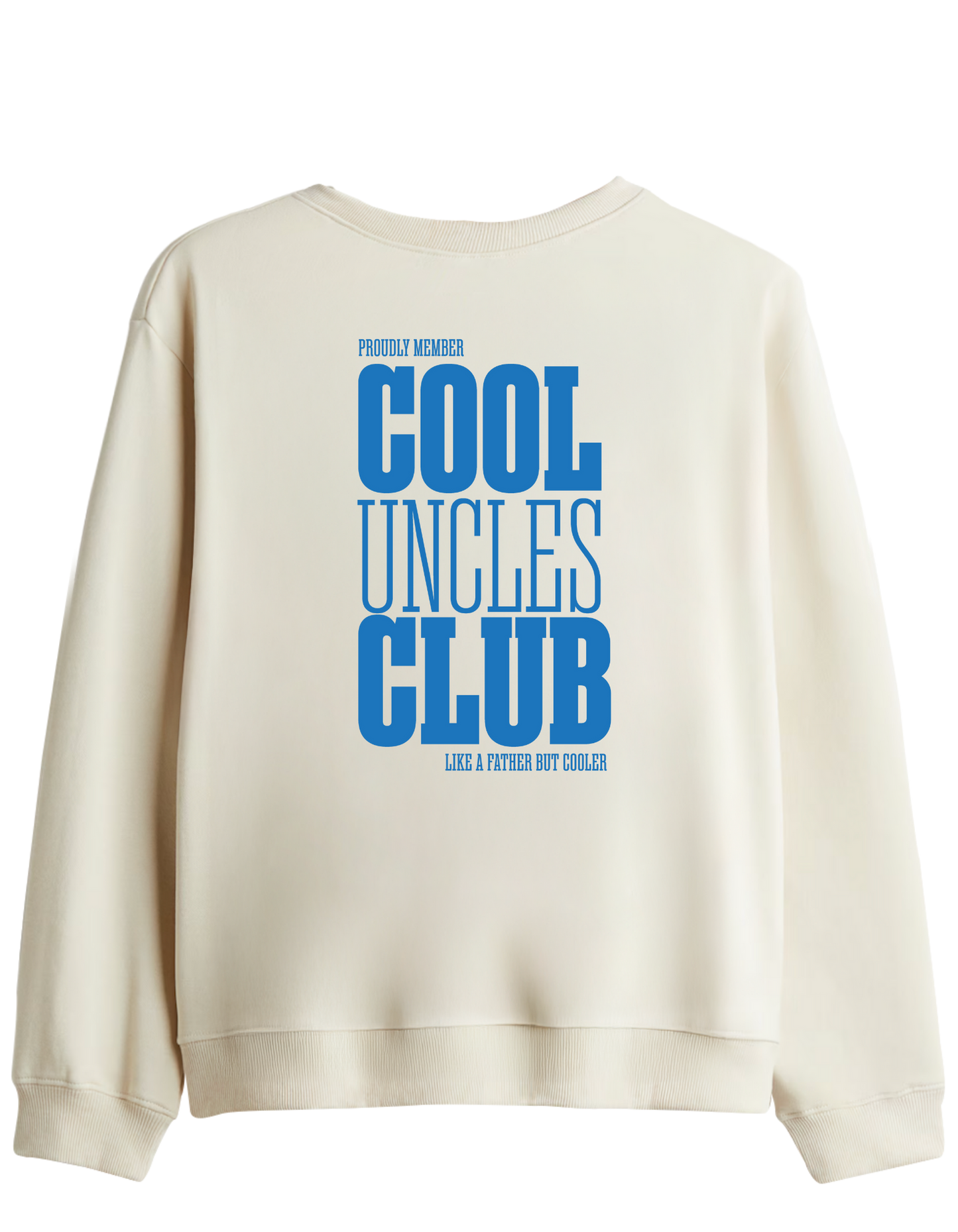 Cool Uncles Club Baskılı Bisiklet Yaka Sweatshirt