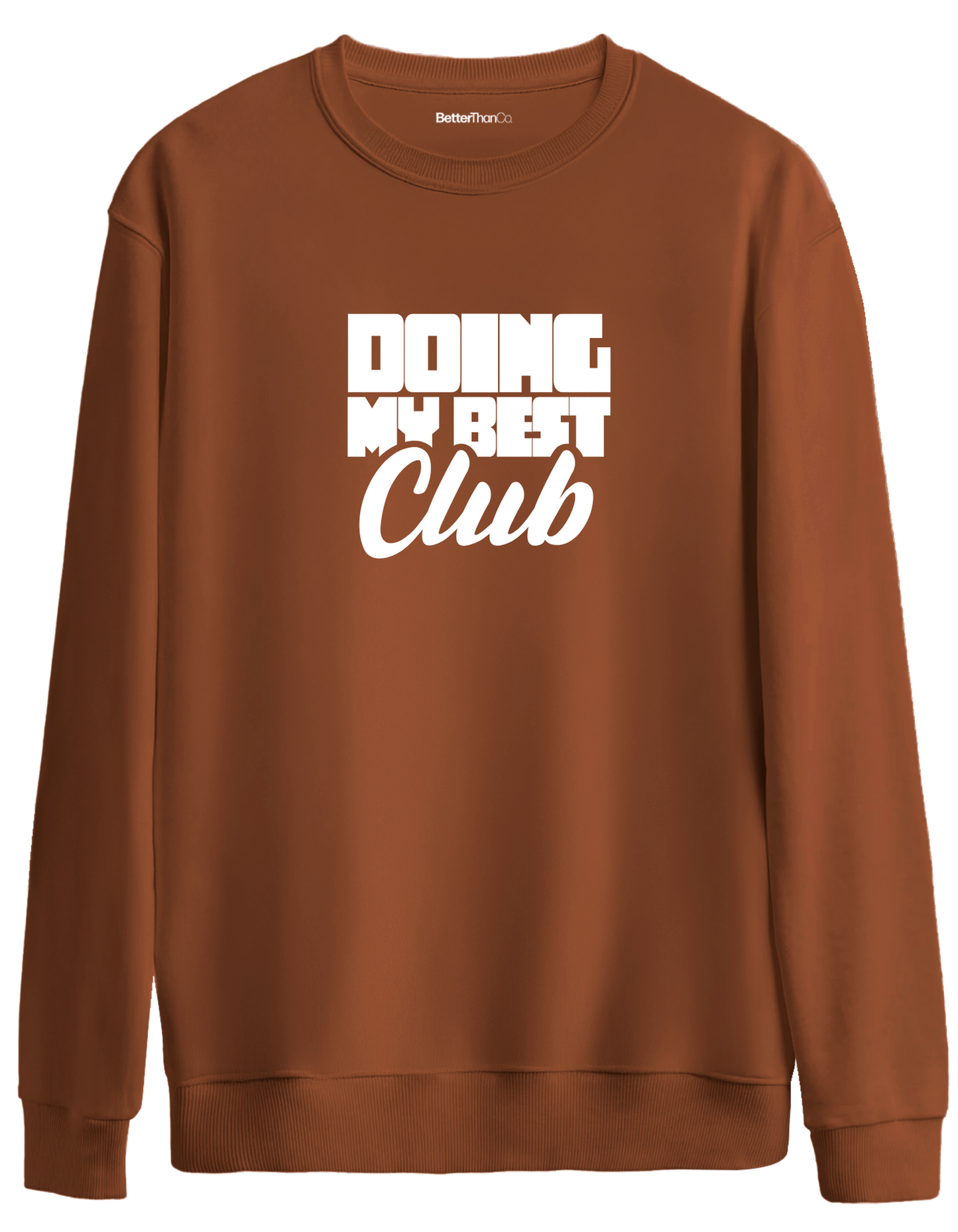 Best Club Baskılı Bisiklet Yaka Oversize Sweatshirt