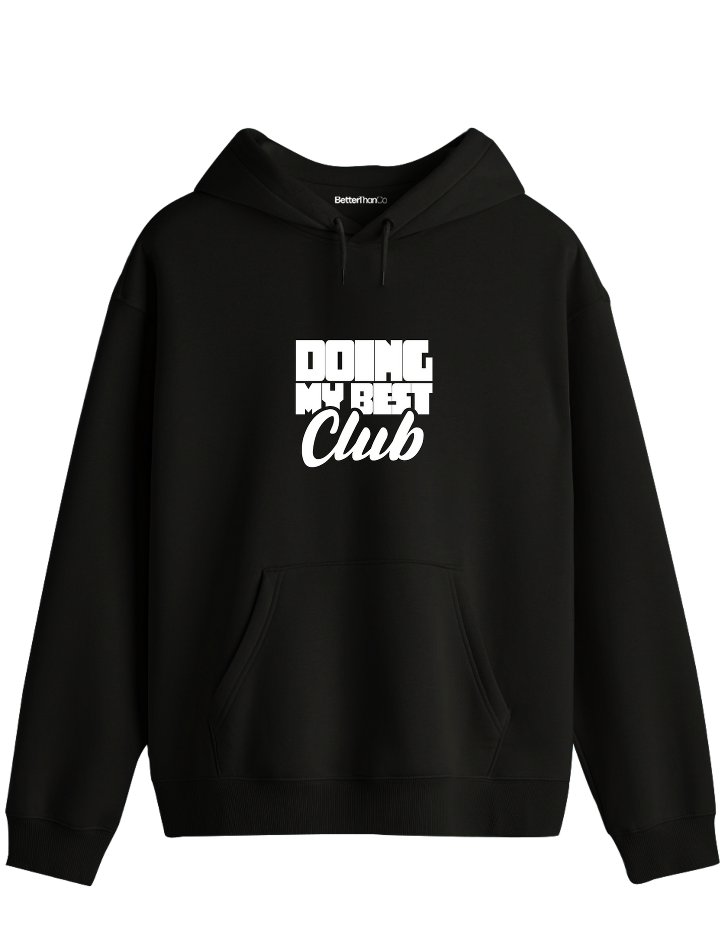 Best Club Baskılı Unisex Kapüşonlu Yaka Hoodie