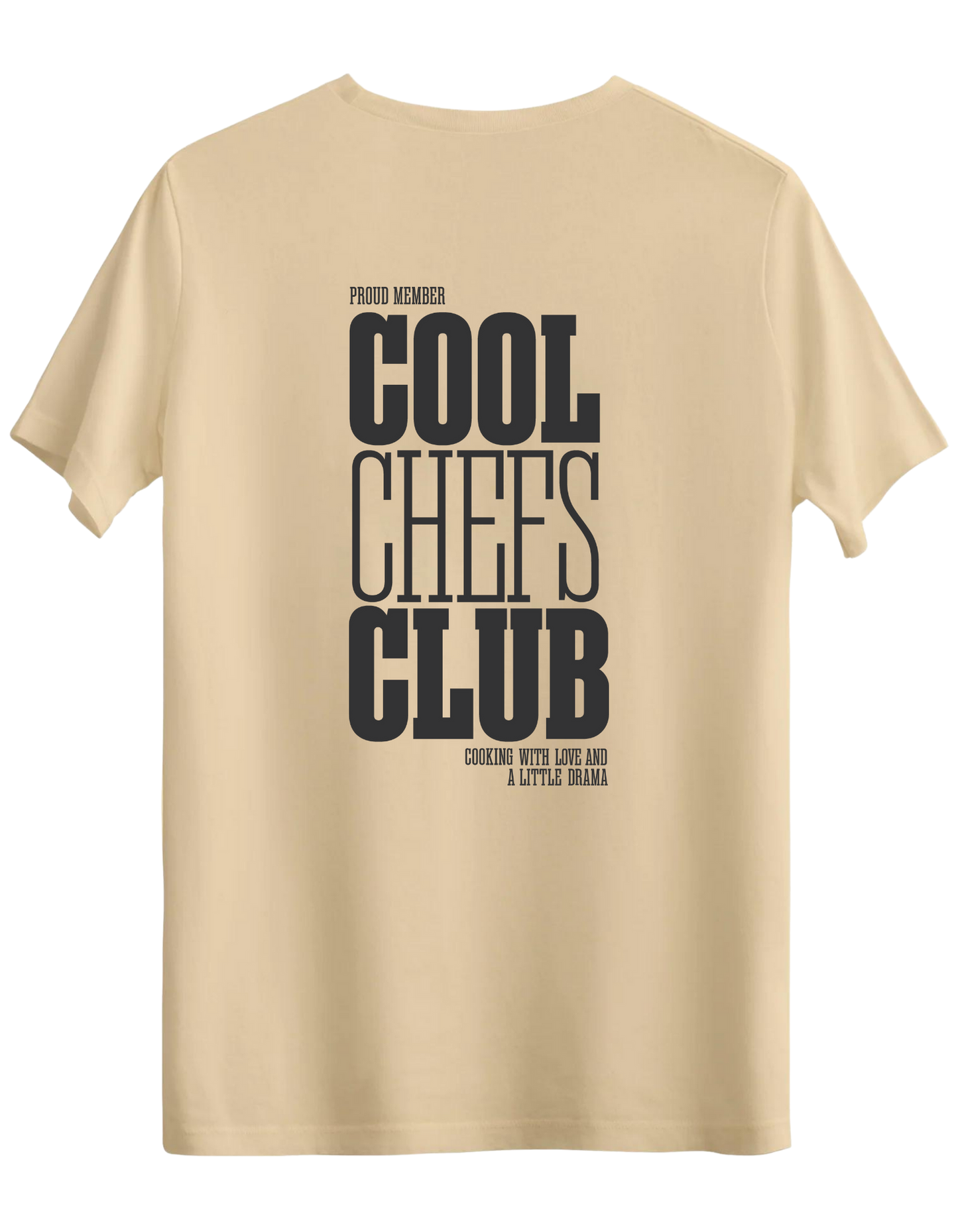Cool Chefs Club Baskılı Bisiklet Yaka Regular T-shirt