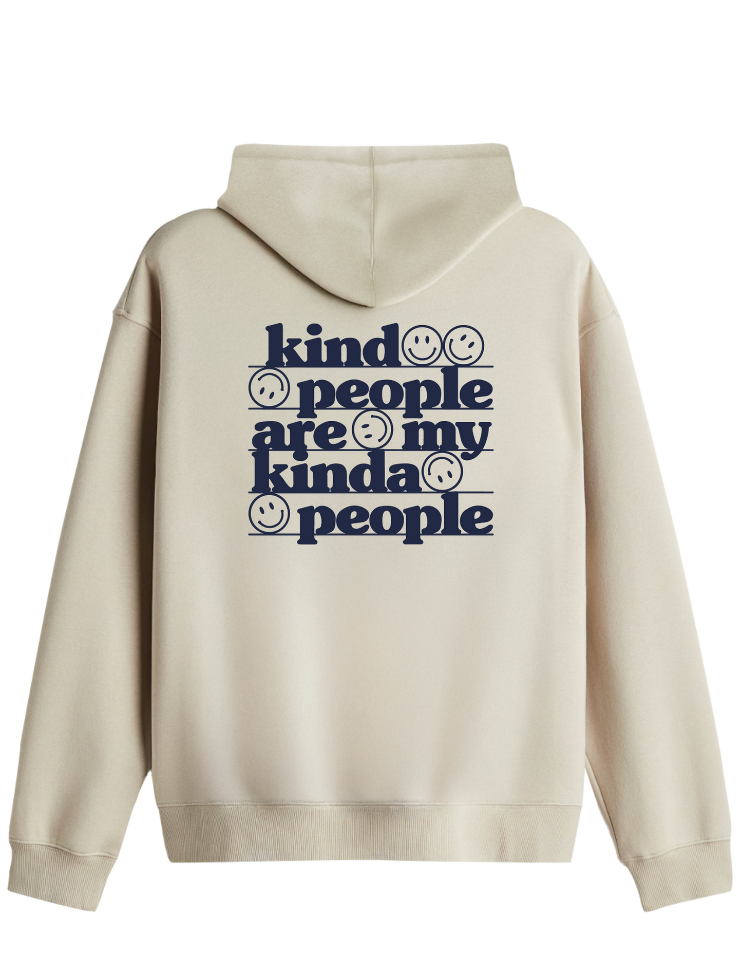 Be Kind Baskılı Unisex Kapüşonlu Yaka Hoodie