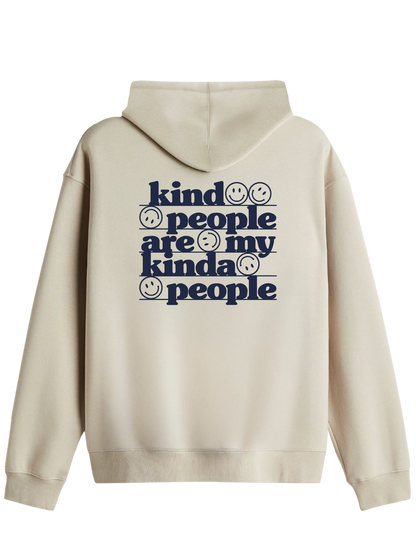Be Kind Baskılı Unisex Kapüşonlu Yaka Hoodie