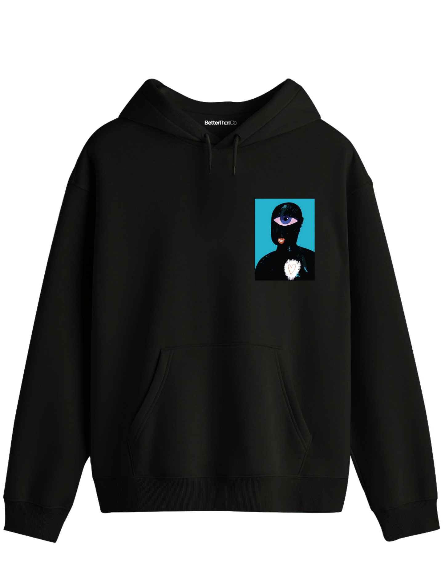 Oracle Eye Baskılı Unisex Kapüşonlu Yaka Hoodie