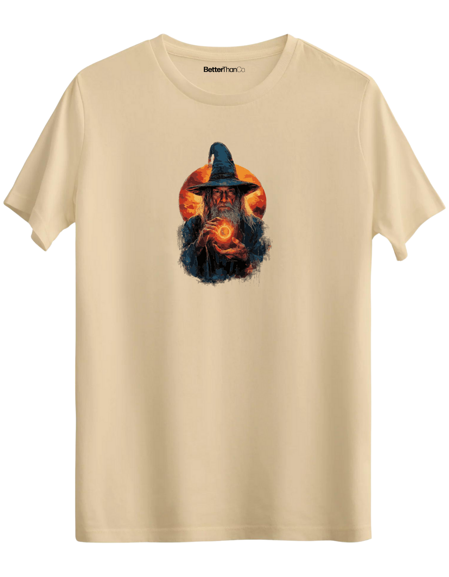 The Power Of The Ring Baskılı Bisiklet Yaka Regular T-shirt