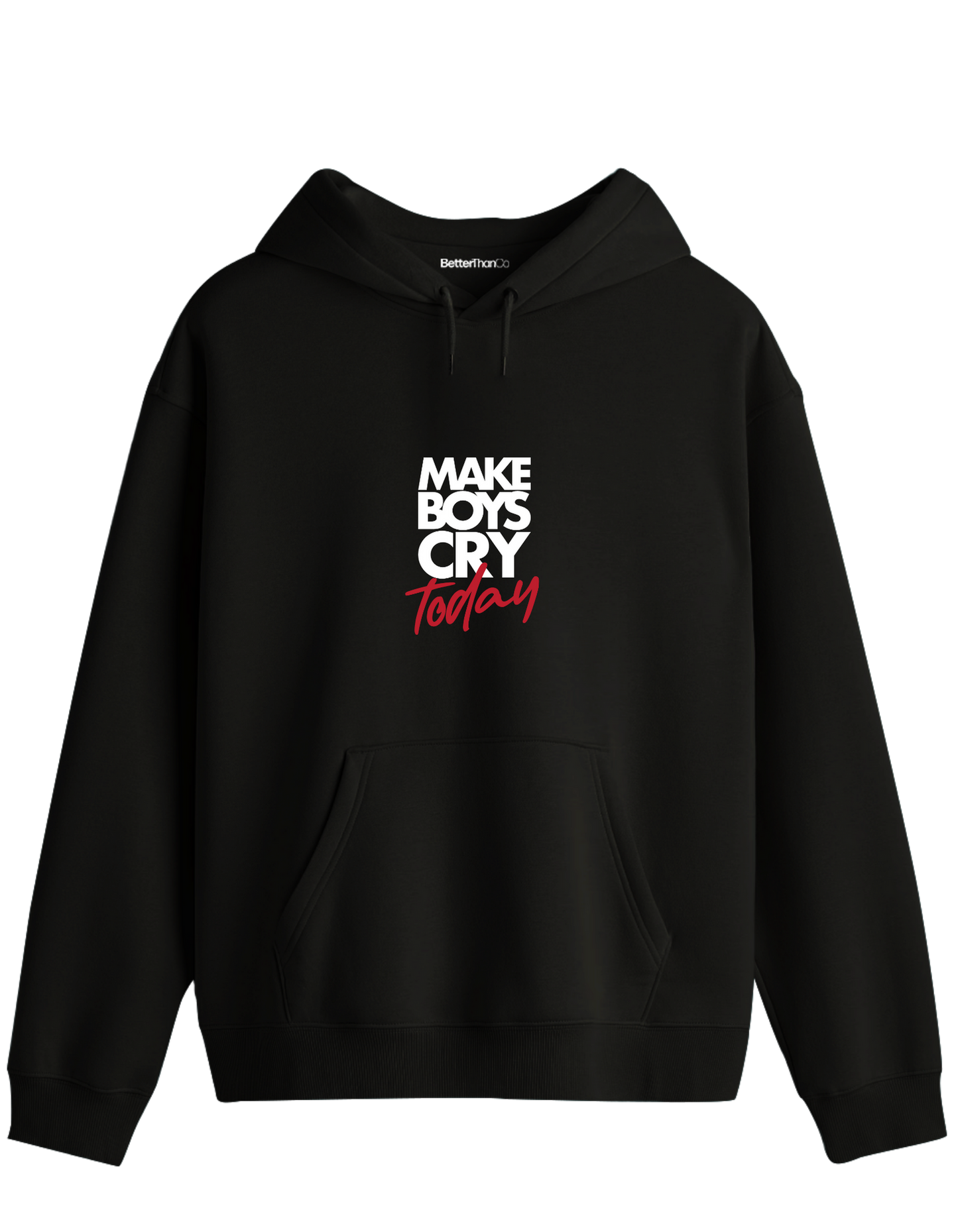 Today Baskılı Unisex Kapüşonlu Yaka Hoodie