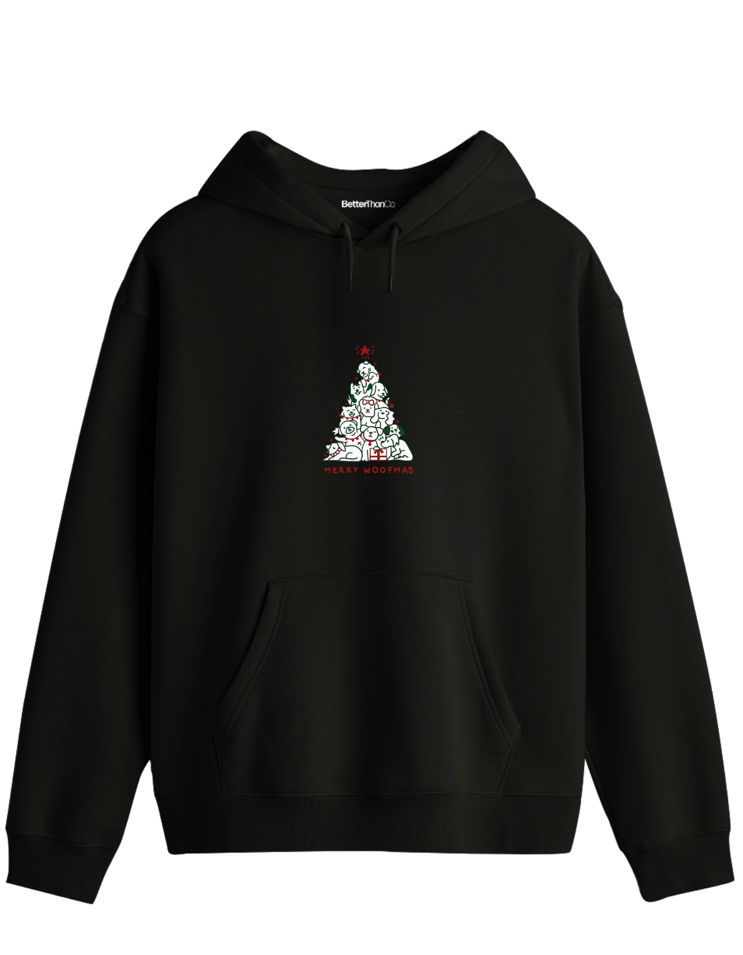 Woofmas Baskılı Unisex Kapüşonlu Yaka Hoodie