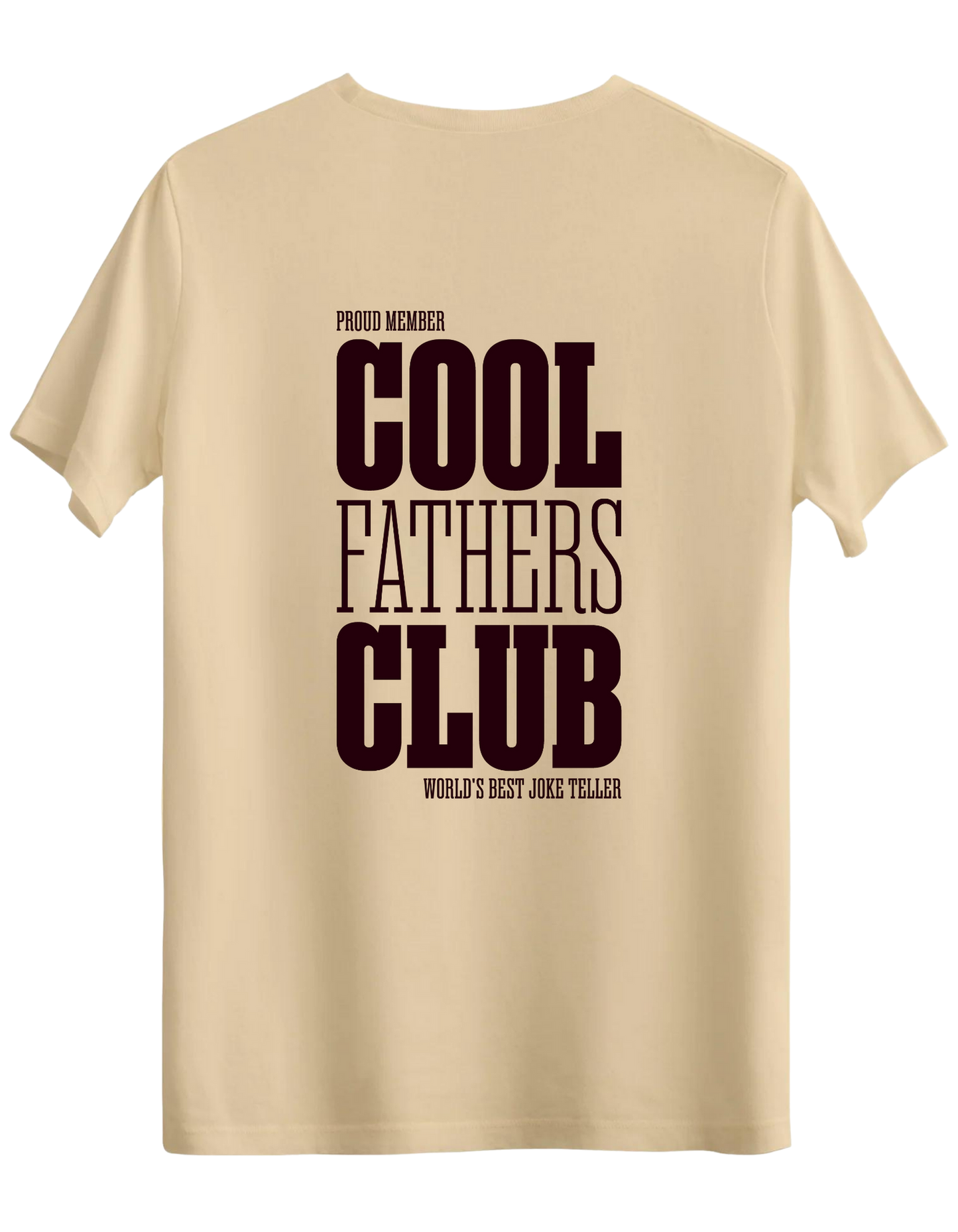 Cool Fathers Club Baskılı Bisiklet Yaka Regular T-shirt