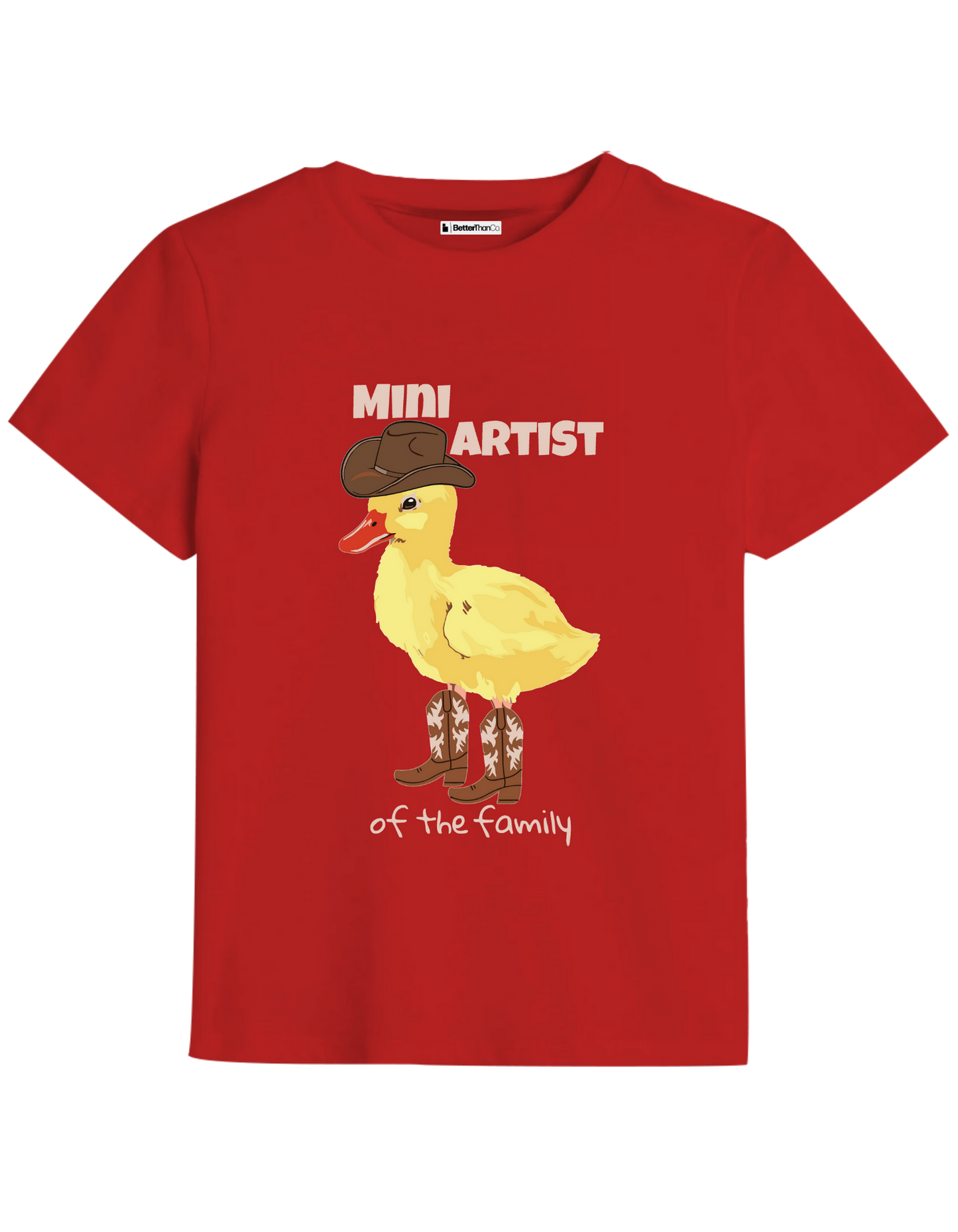 Mini Artist Baskılı Bisiklet Yaka Çocuk t-shirt
