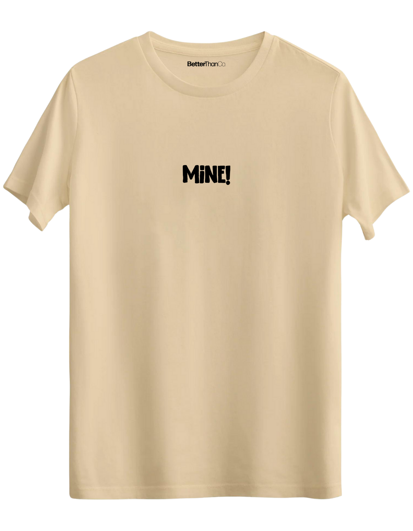 Mine! Baskılı Bisiklet Yaka Regular T-shirt