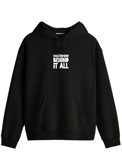 Mastermind Baskılı Unisex Kapüşonlu Yaka Hoodie