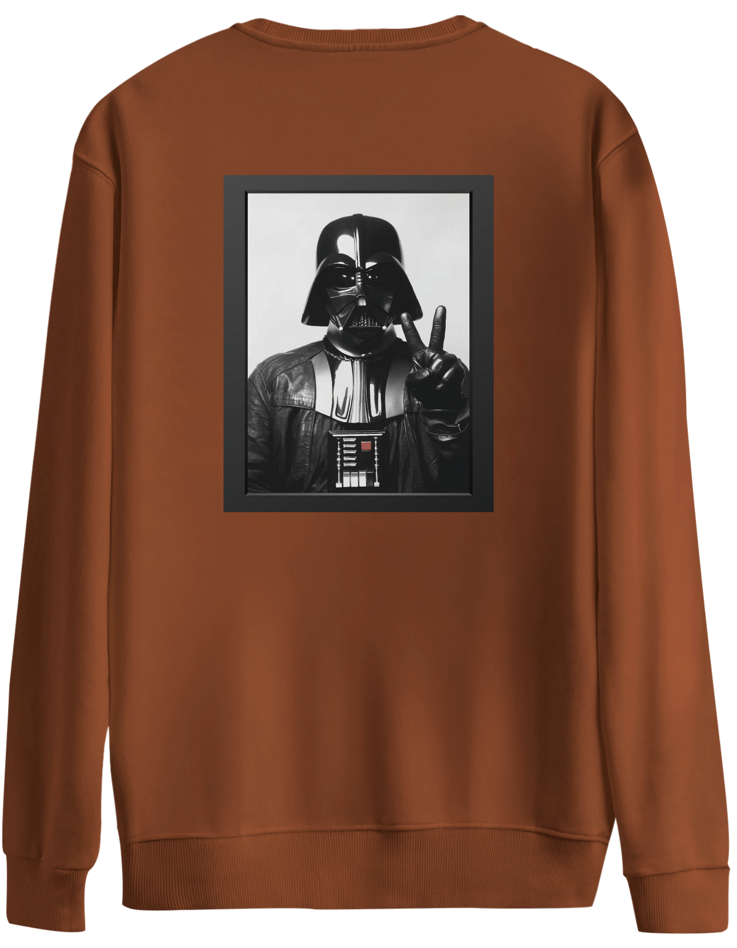 Master Of Peace Baskılı Bisiklet Yaka Oversize Sweatshirt