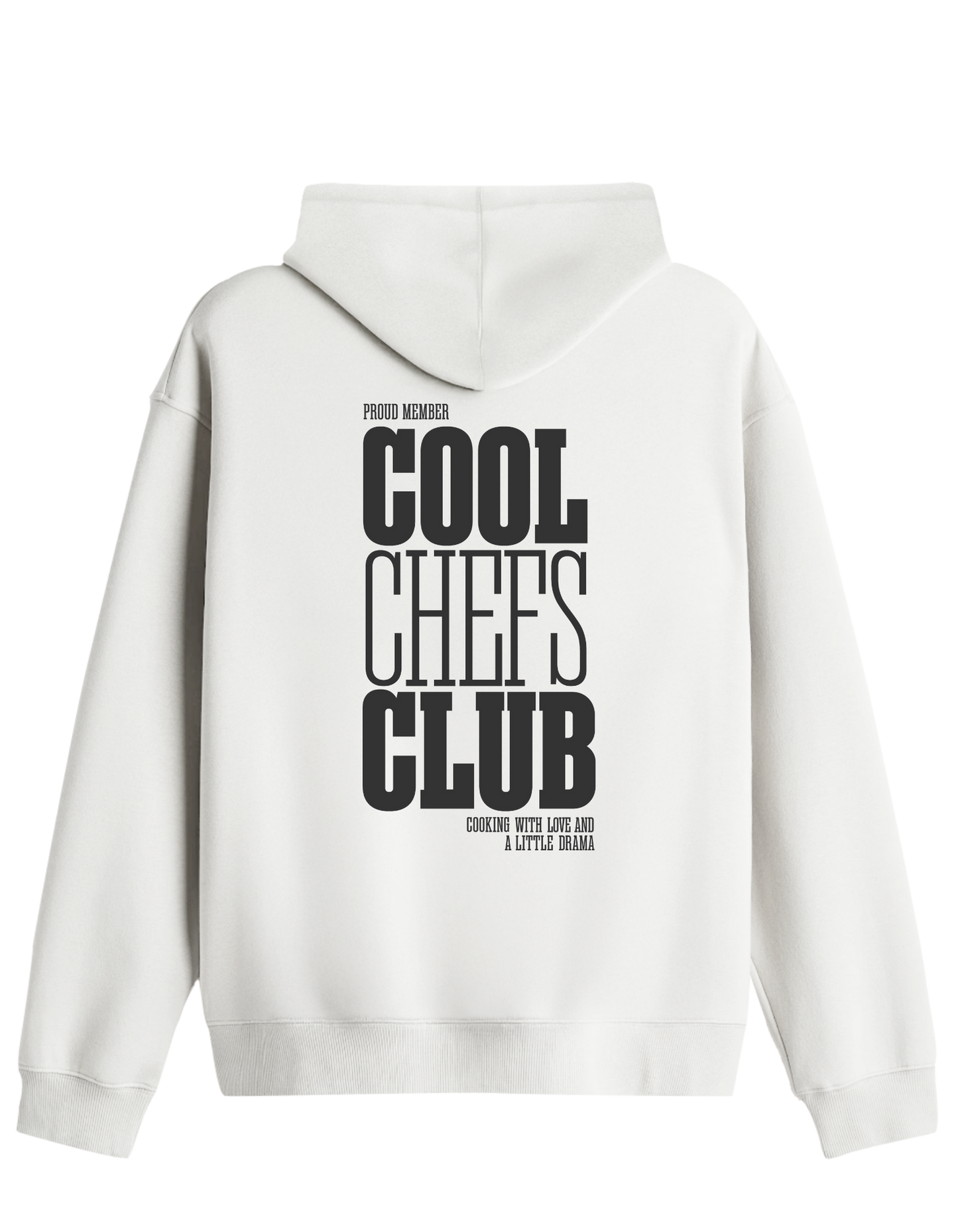 Cool Chefs Club Baskılı Unisex Kapüşonlu Yaka Hoodie