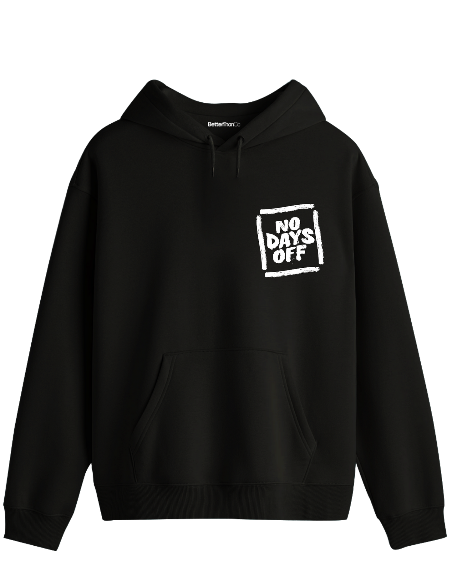 Day Off Baskılı Unisex Kapüşonlu Yaka Hoodie