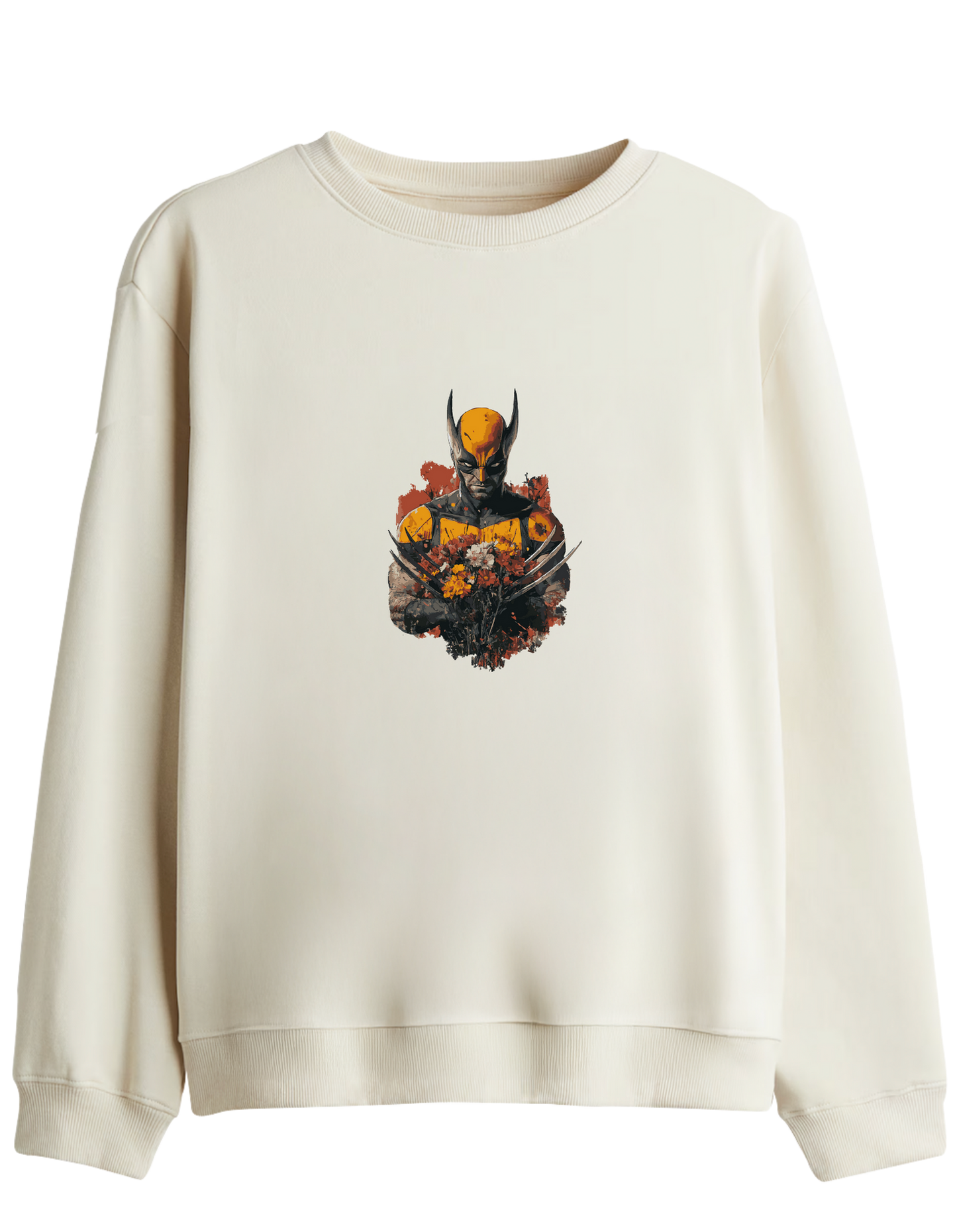 Secret Lover Baskılı Bisiklet Yaka Sweatshirt