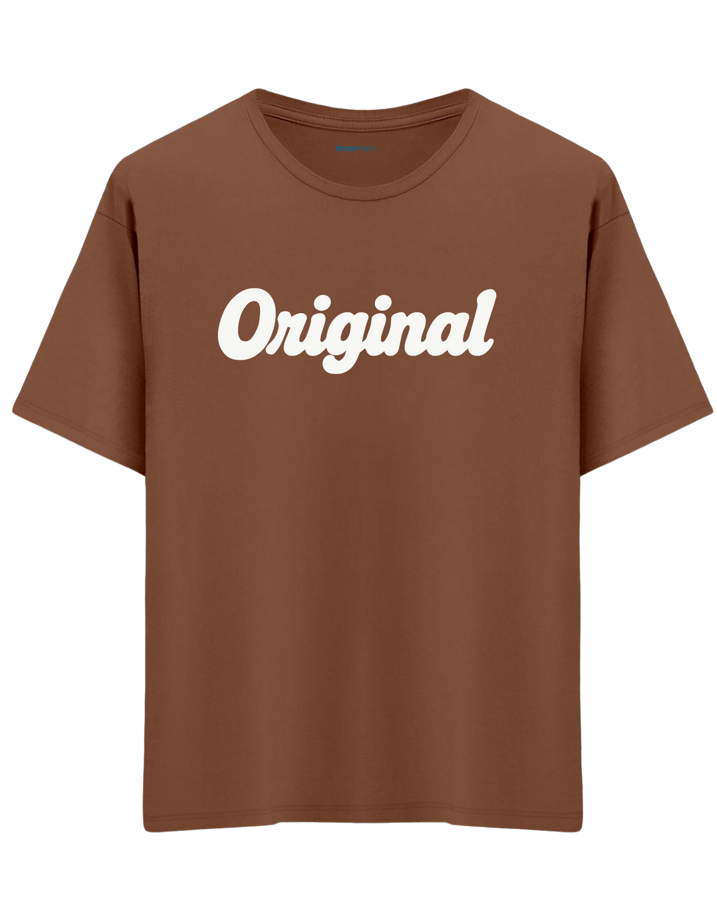 Orijinal Baskılı Bisiklet Yaka Oversize T-shirt