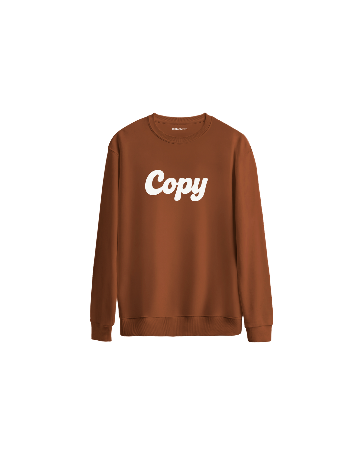Copy Baskılı Oversize Bisiklet Yaka Çocuk Sweatshirt