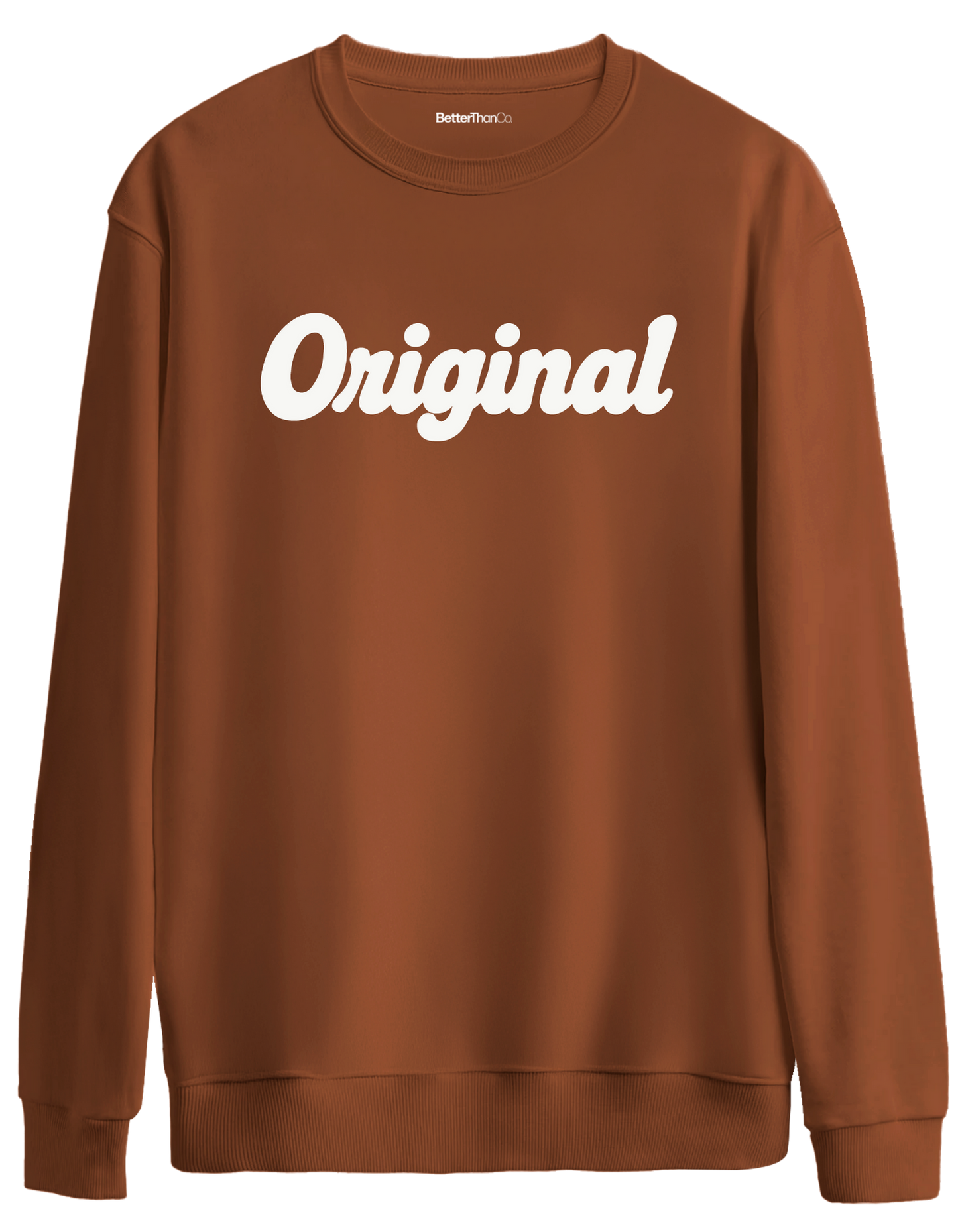 Orijinal Baskılı Bisiklet Yaka Oversize Sweatshirt