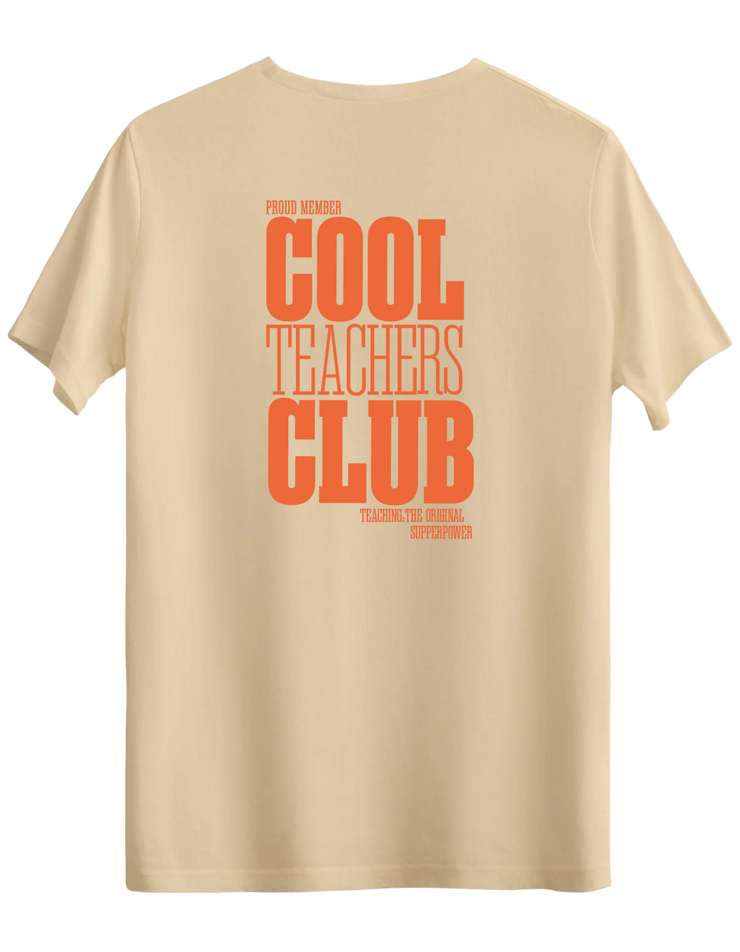 Cool Teachers Club Baskılı Bisiklet Yaka Regular T-shirt