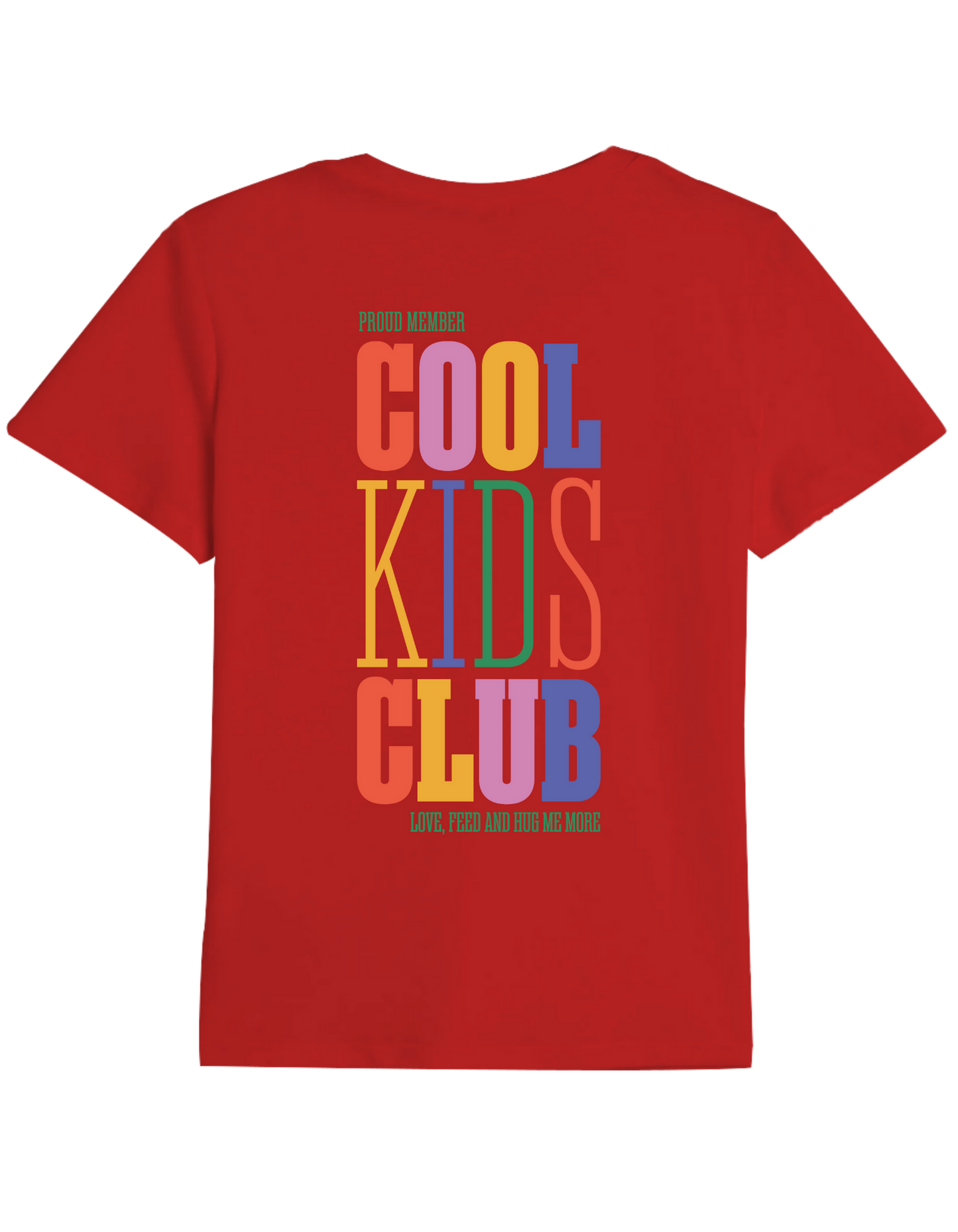 Cool Kids Club Baskılı Bisiklet Yaka Çocuk t-shirt