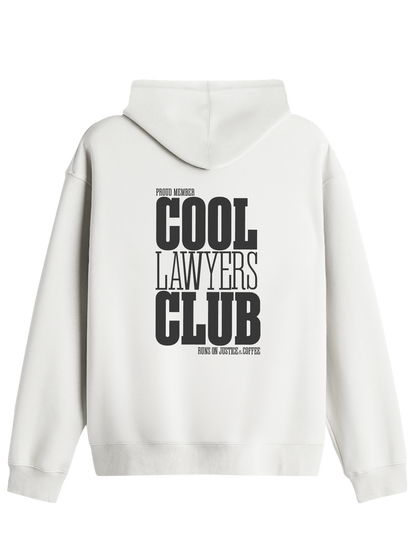 Cool Lawyers Club Baskılı Unisex Kapüşonlu Yaka Hoodie