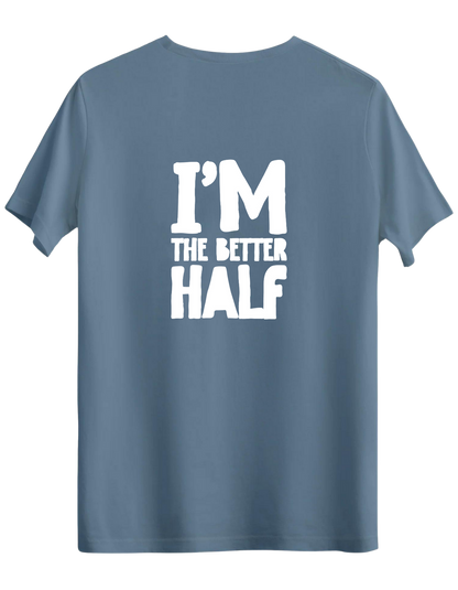 The Better Half Baskılı Bisiklet Yaka Regular T-shirt
