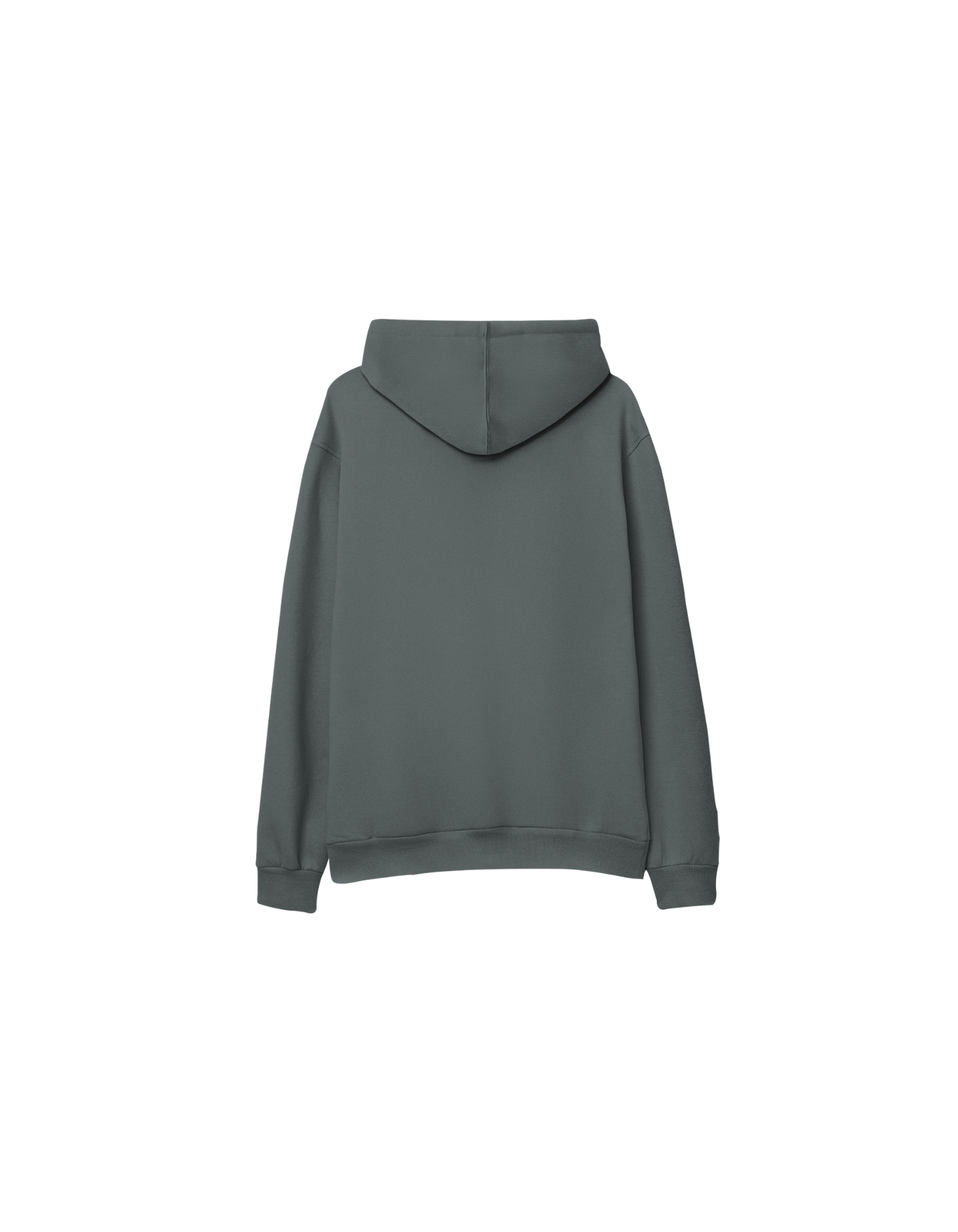 Basic Baskısız Oversize Kapüşonlu Çocuk Hoodie