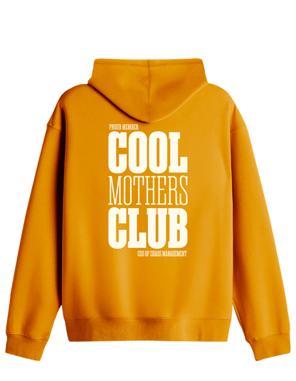 Cool Mothers Club Baskılı Unisex Kapüşonlu Yaka Hoodie