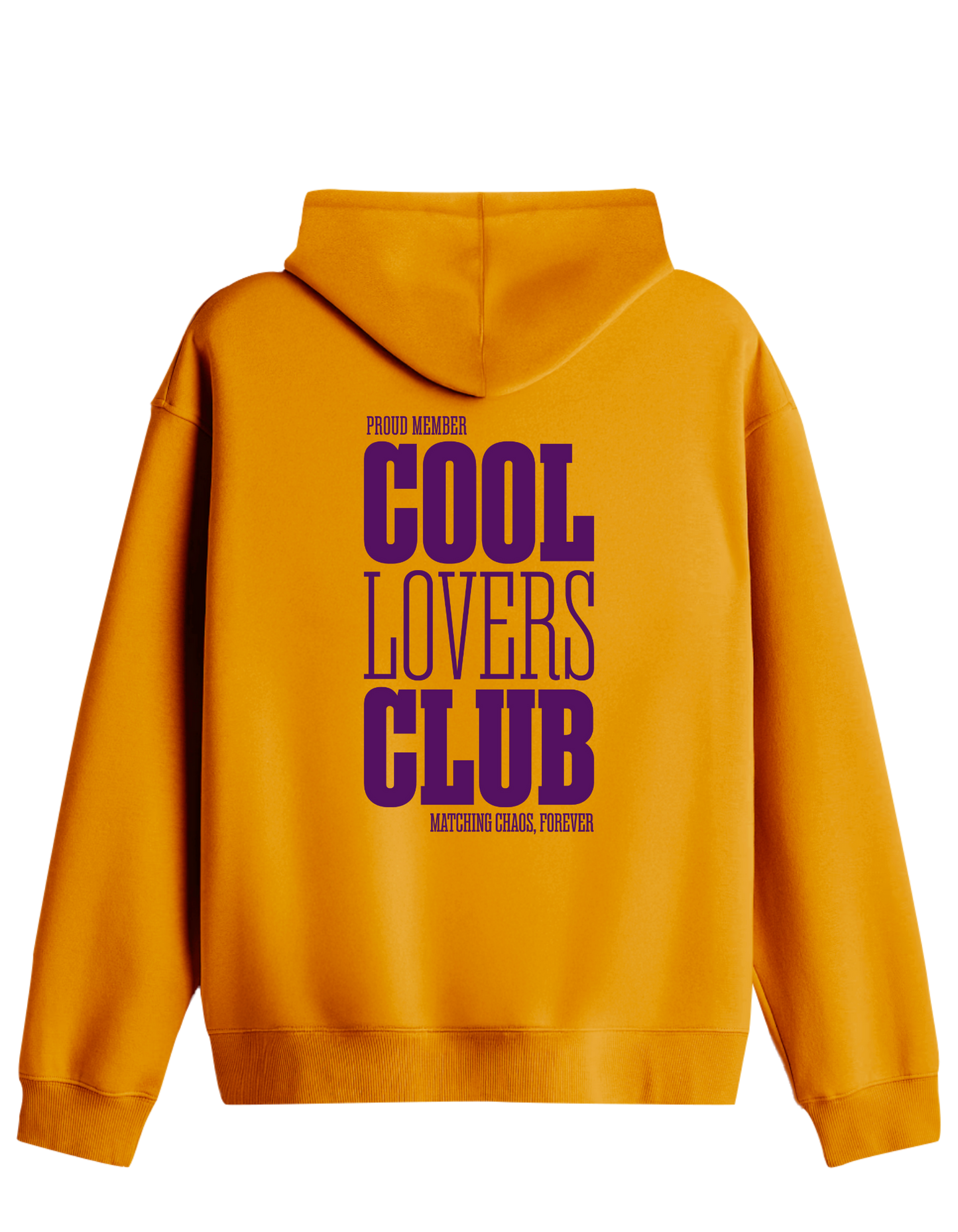 Cool Lovers Baskılı Unisex Kapüşonlu Yaka Hoodie