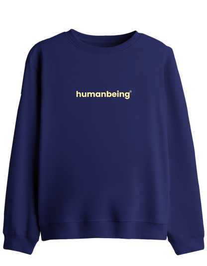 Humanbeing Baskılı Bisiklet Yaka Sweatshirt