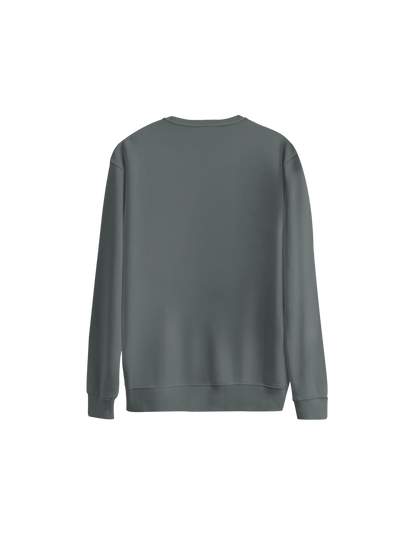 Basic Oversize Bisiklet Yaka Çocuk Sweatshirt