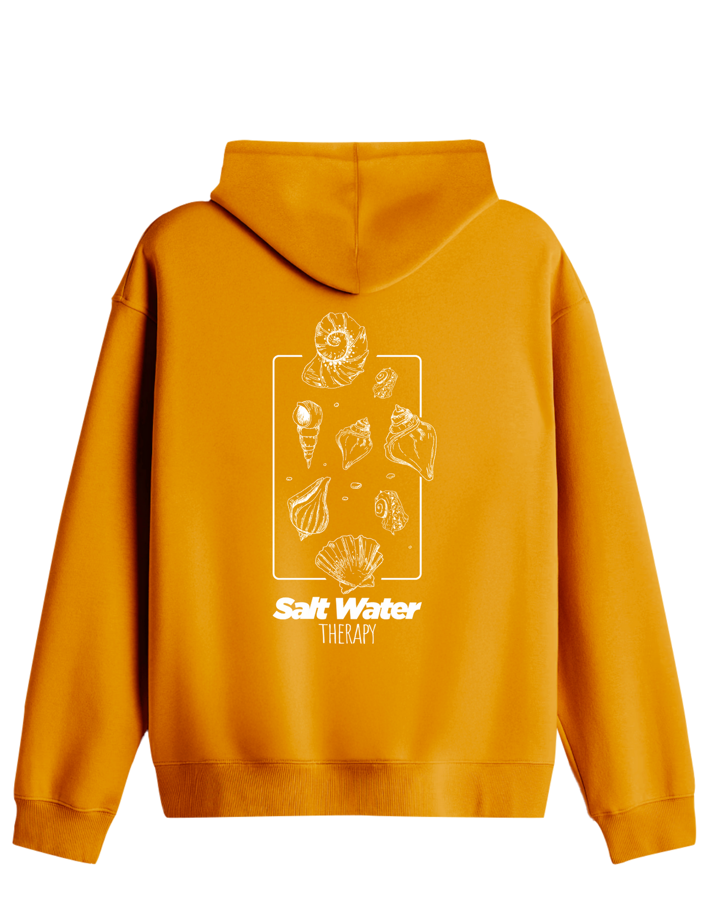 Salt Water Baskılı Unisex Kapüşonlu Yaka Hoodie