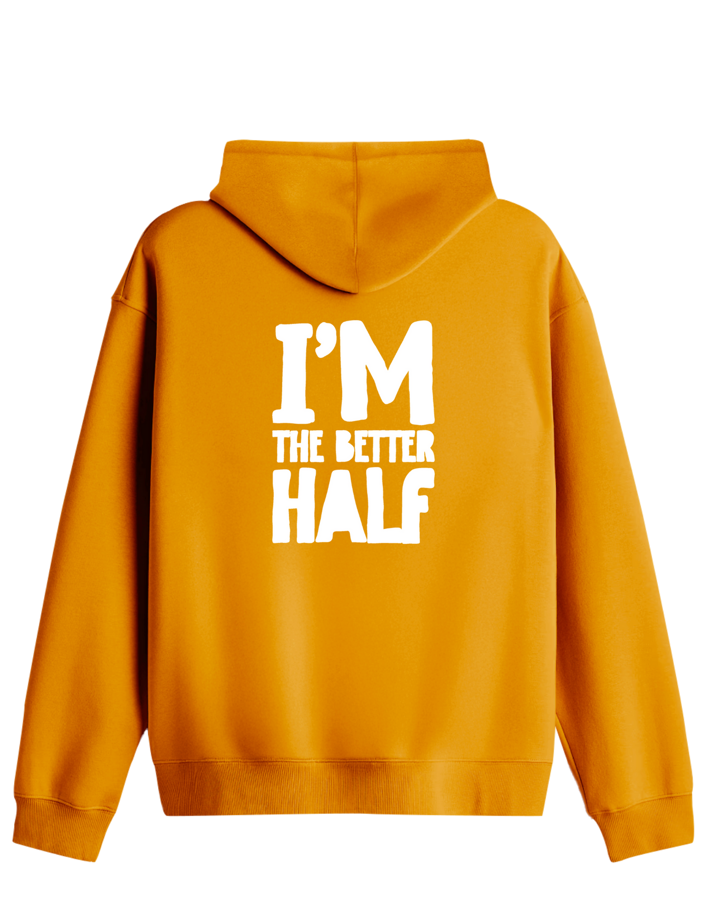 The Better Half Baskılı Unisex Kapüşonlu Yaka Hoodie