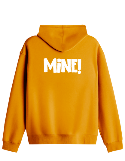 Mine! Baskılı Unisex Kapüşonlu Yaka Hoodie