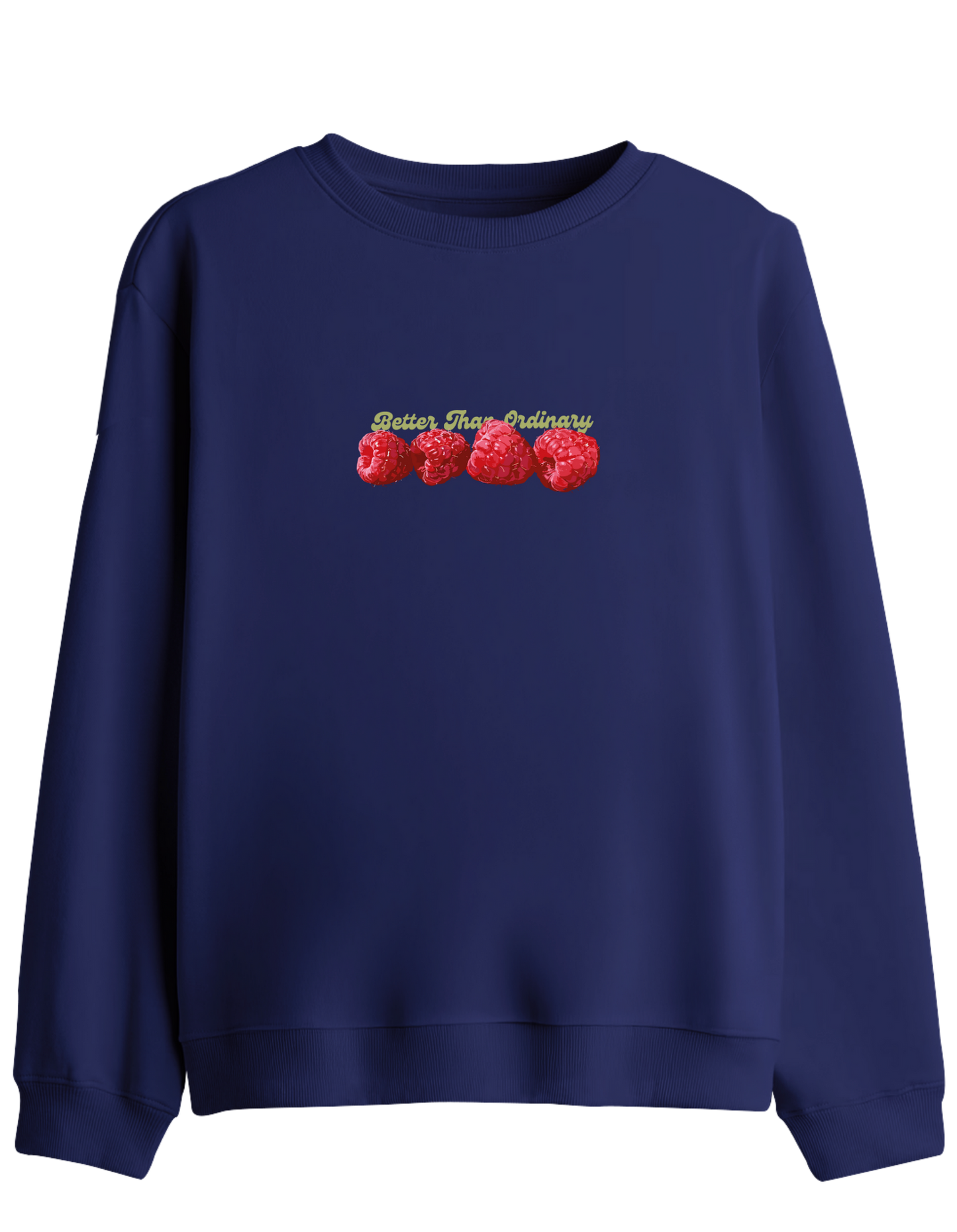 BetterThanOrdinary Baskılı Bisiklet Yaka Sweatshirt