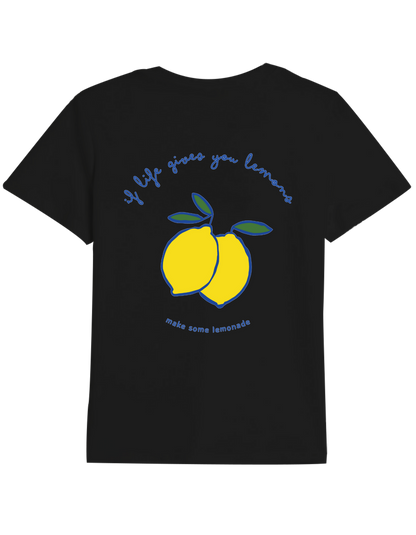 Lemonade Baskılı Bisiklet Yaka Çocuk t-shirt