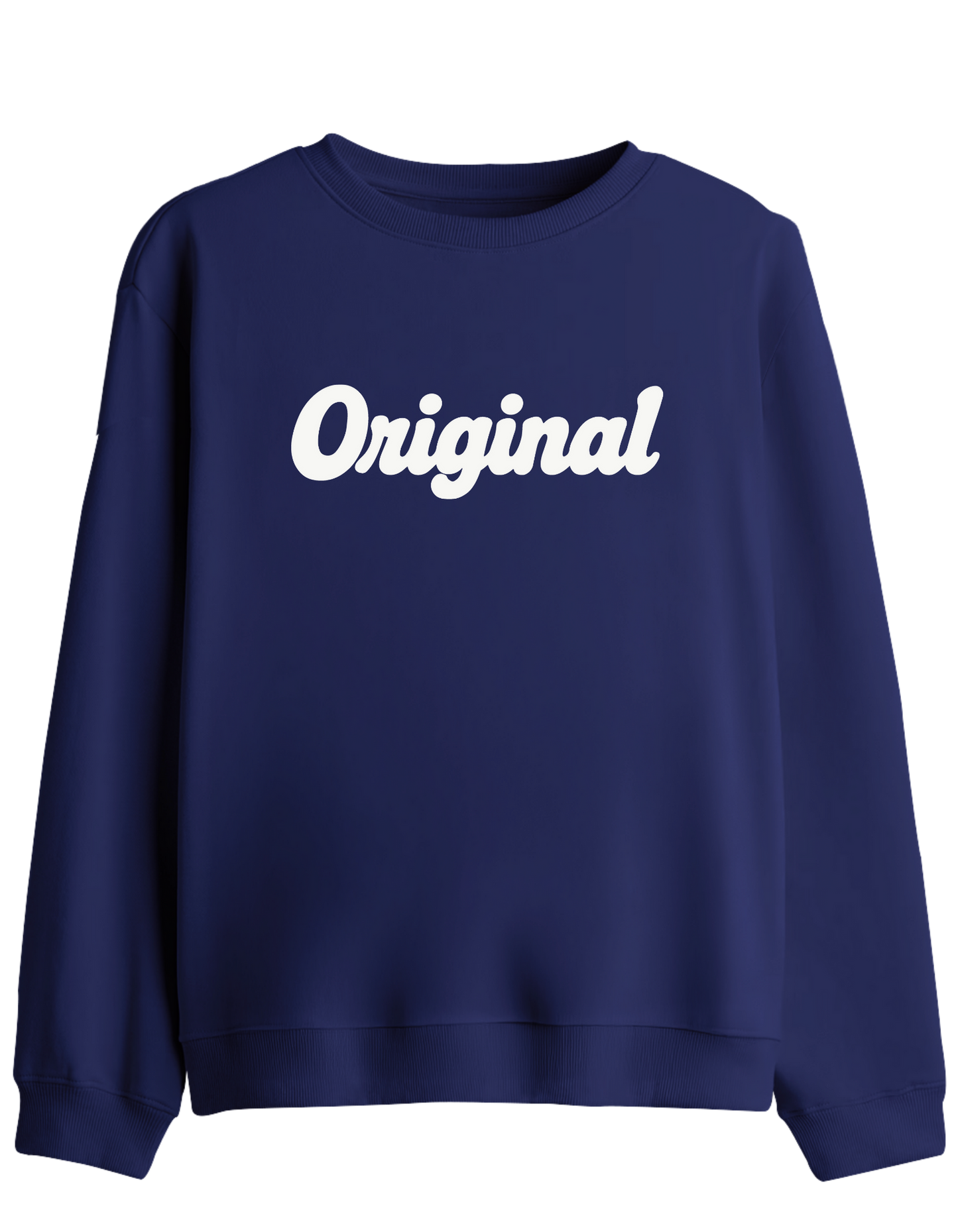 Orijinal Baskılı Bisiklet Yaka Sweatshirt