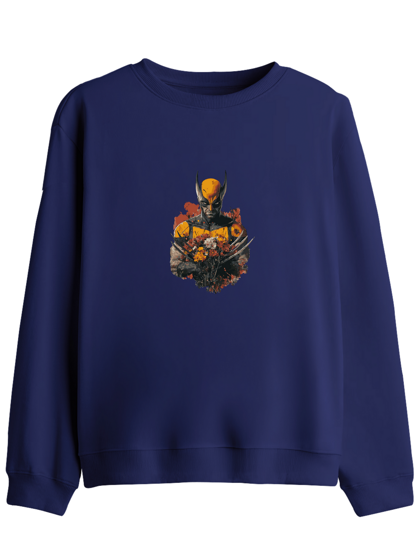 Secret Lover Baskılı Bisiklet Yaka Sweatshirt
