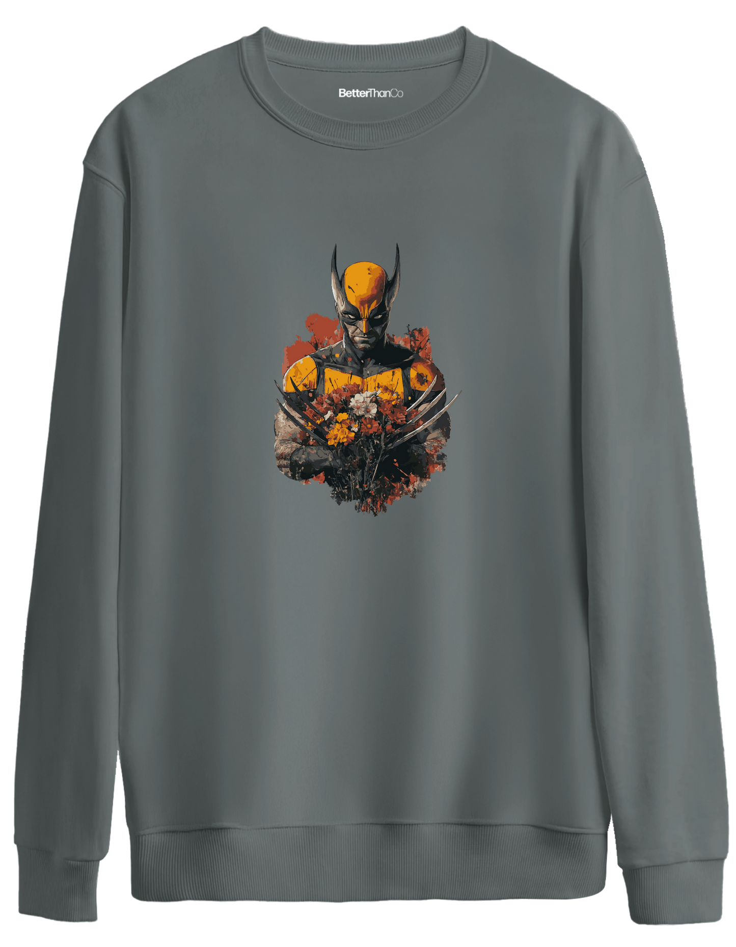 Secret Lover Baskılı Bisiklet Yaka Oversize Sweatshirt