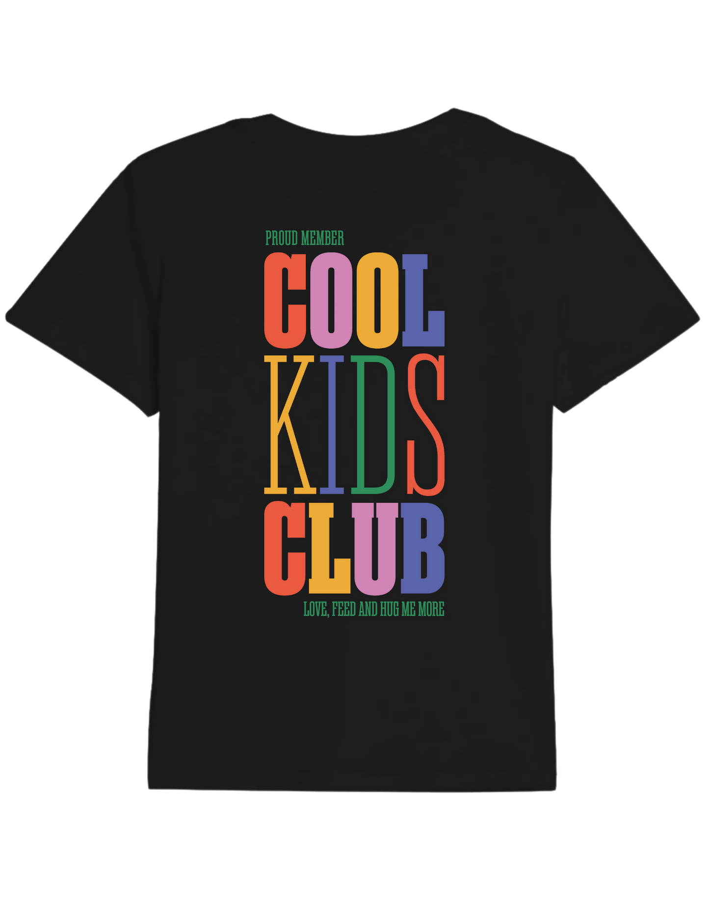 Cool Kids Club Baskılı Bisiklet Yaka Çocuk t-shirt