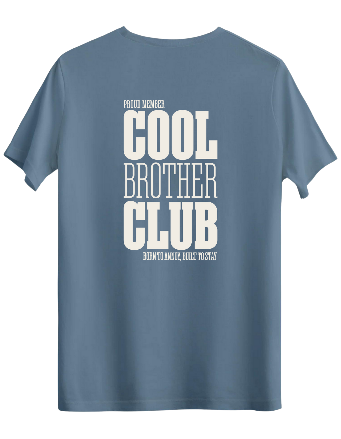 Cool Brother Club Baskılı Bisiklet Yaka Regular T-shirt