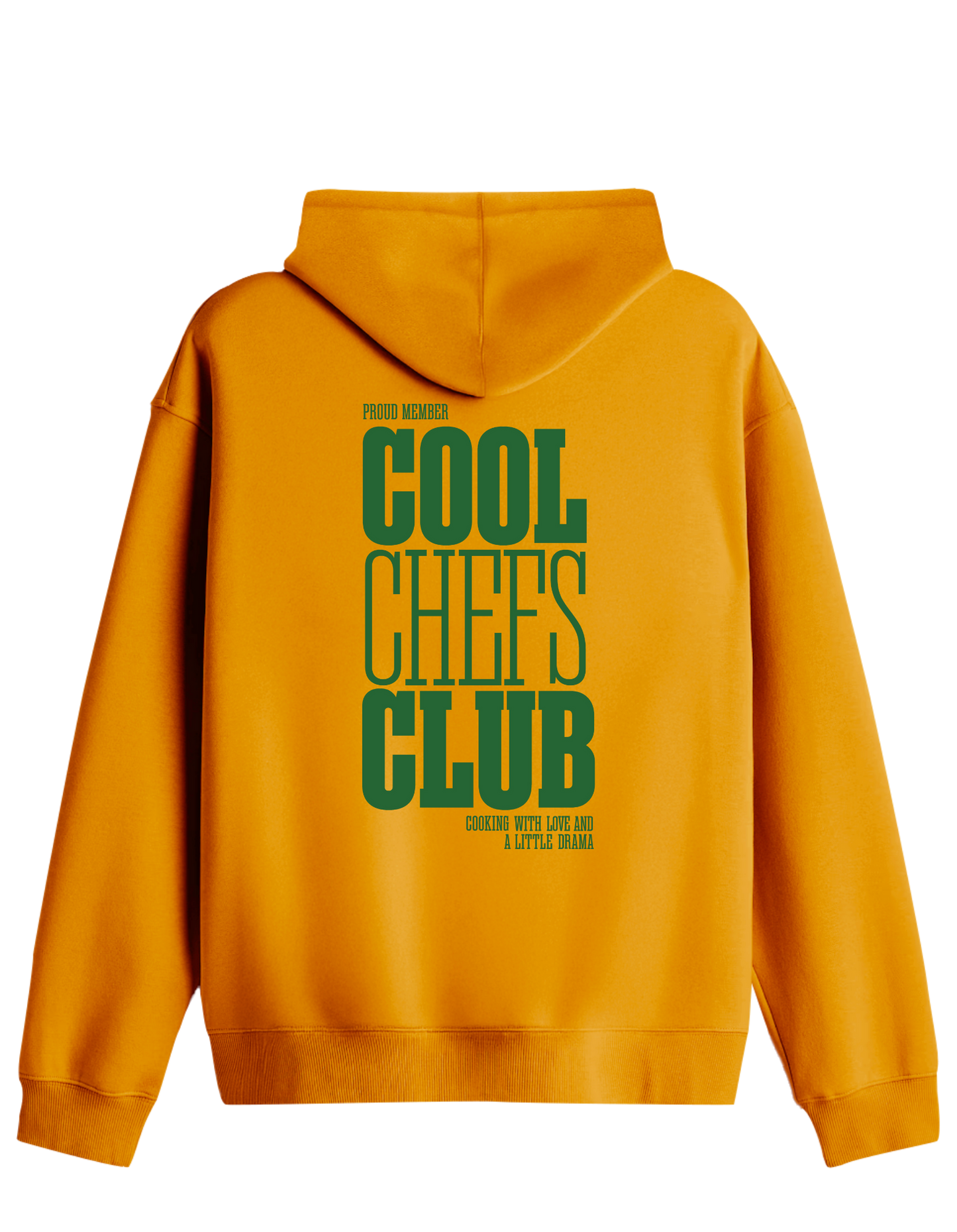 Cool Chefs Club Baskılı Unisex Kapüşonlu Yaka Hoodie