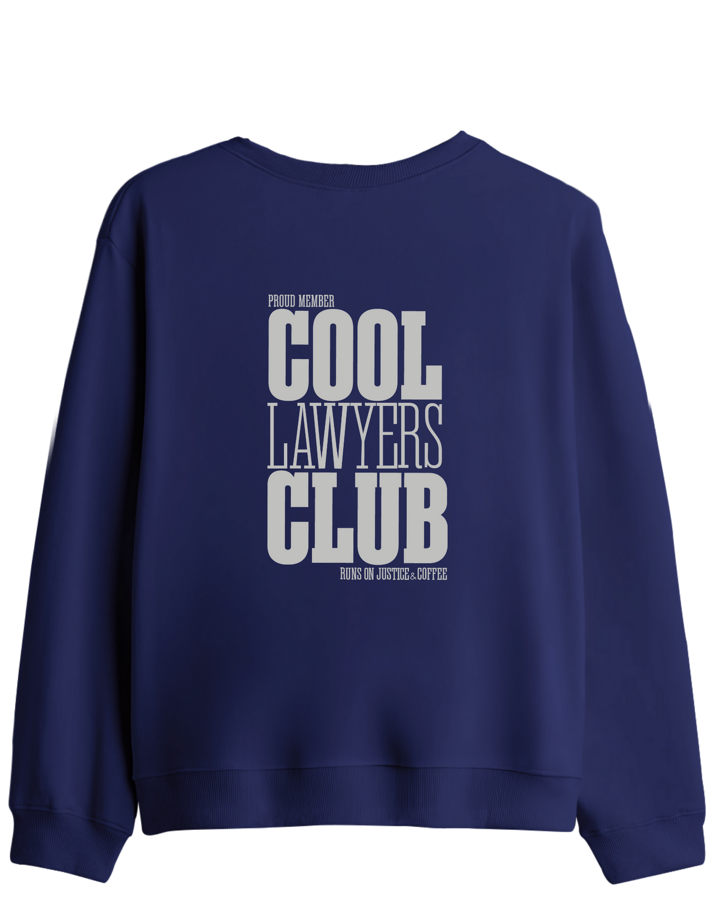 Cool Lawyers Club Baskılı Bisiklet Yaka Sweatshirt