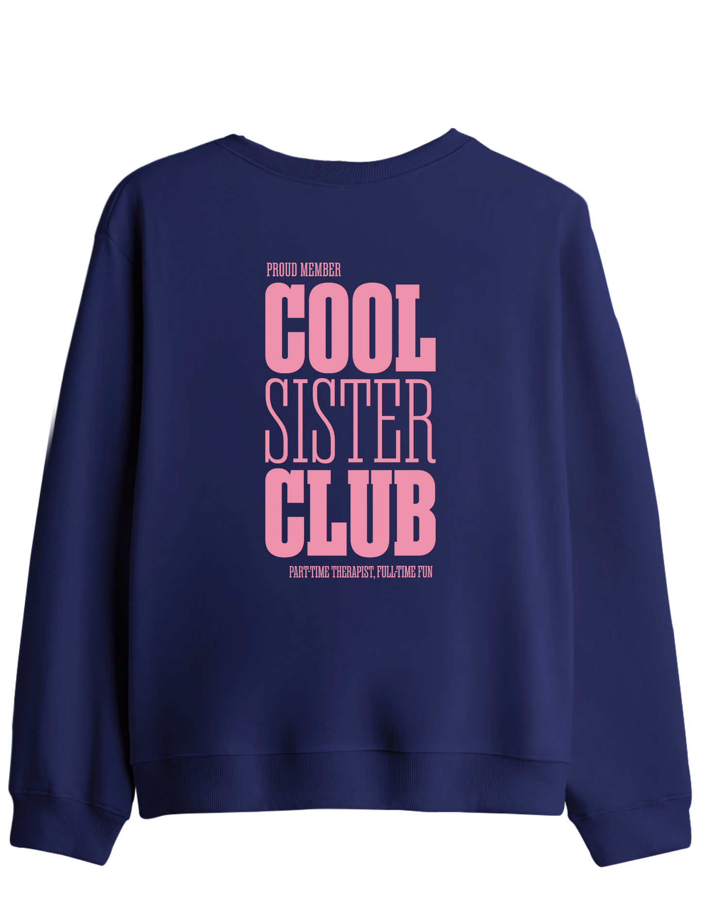 Cool Sister Club Baskılı Bisiklet Yaka Sweatshirt