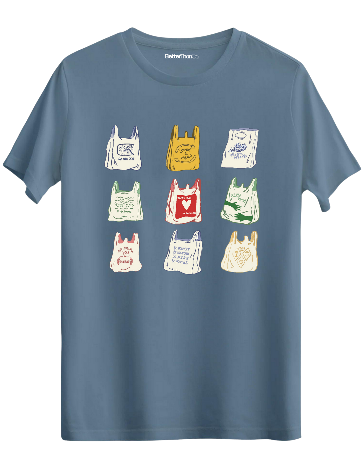Bags Baskılı Bisiklet Yaka Regular T-shirt