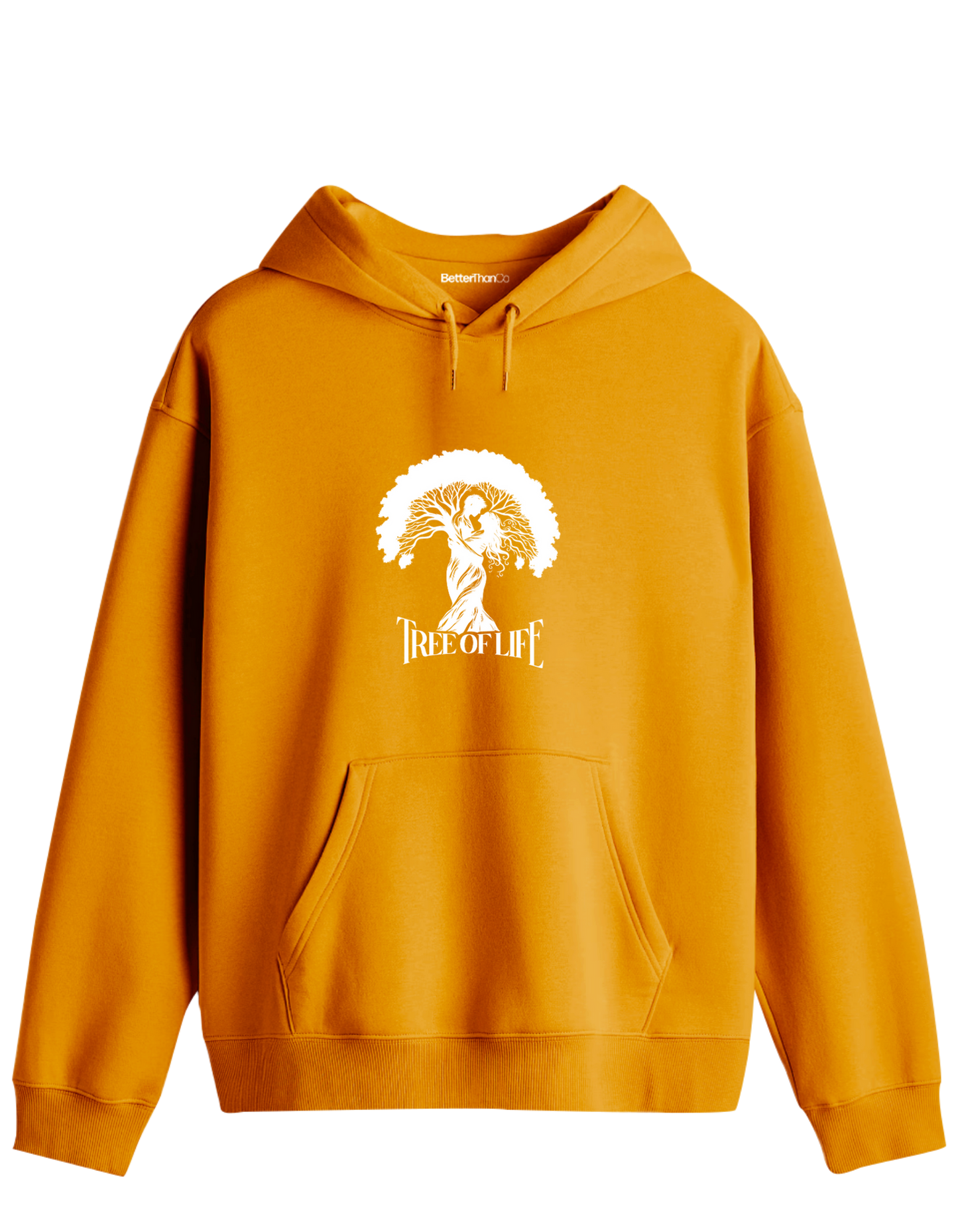 Tree Of Life Baskılı Unisex Kapüşonlu Yaka Hoodie